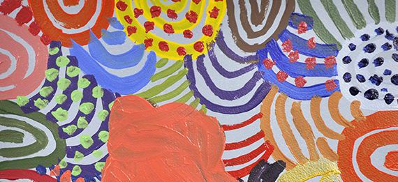 Monica Lazzari, Not titled, 2014, acrylic on paper, 56 x 38 cm, ML14-0001, Private Collection