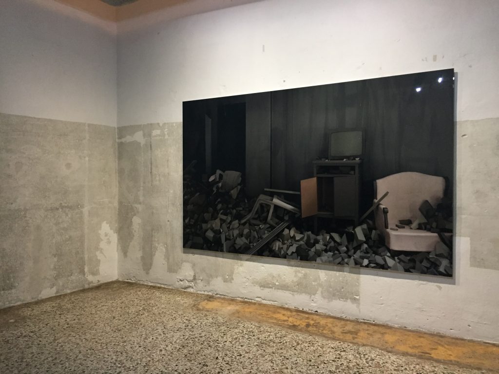 The Boat is leaking the captain lied, Thomas Demand Fondazione, Prada, Venice.