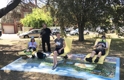 James MacSporran Creates Mural in Merri Park