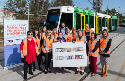 Arts Project Recipient of Yarra Trams Community Partnerships Program