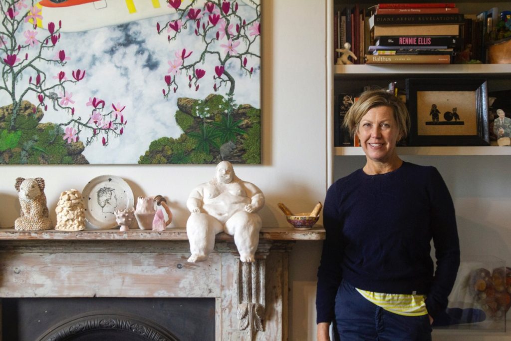 SASSY PARK IN HER SYDNEY HOME. PHOTO BY OTTO SCHWERDTFEGER.