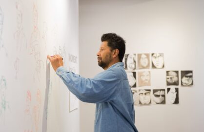 Amani Tia: Three Drawing Performances at Arts Project