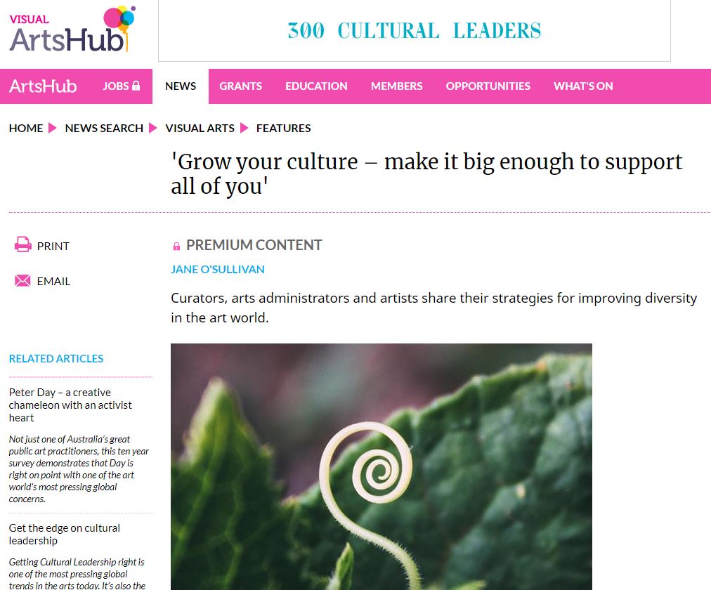 ARTSHUB: Improving Diversity in the Art World | 2018