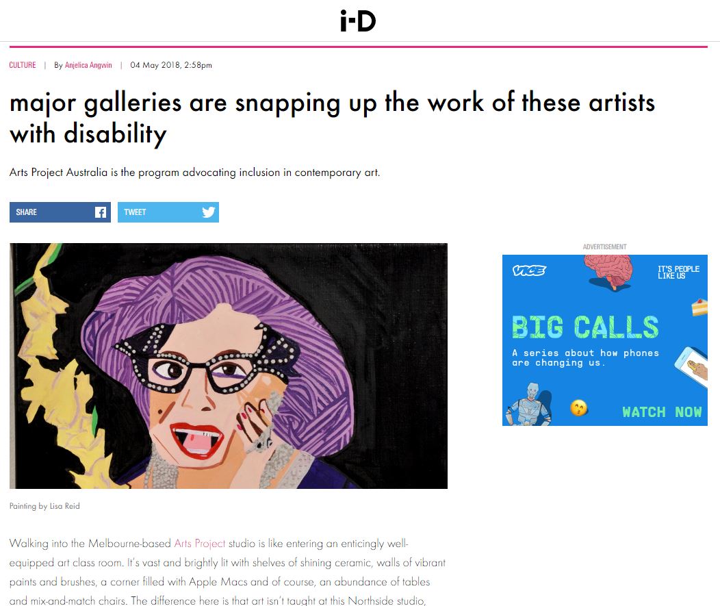 VICE i-D: Major galleries are snapping up the work of these artists | 2018