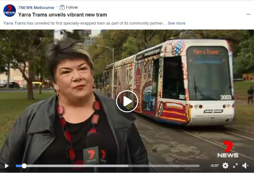 CHANNEL 7 NEWS: Arts Project x Yarra Trams Partnership | 2018