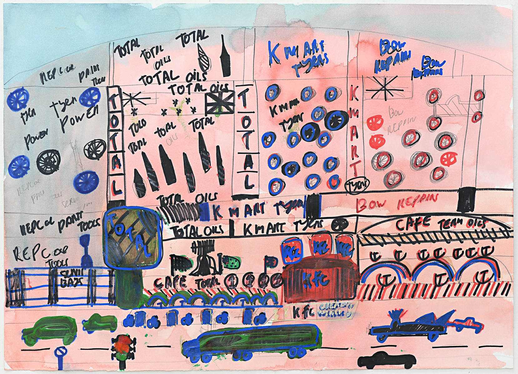 Frenetic workings of the western world: Steven Perrette Solo @ Arts Project Australia