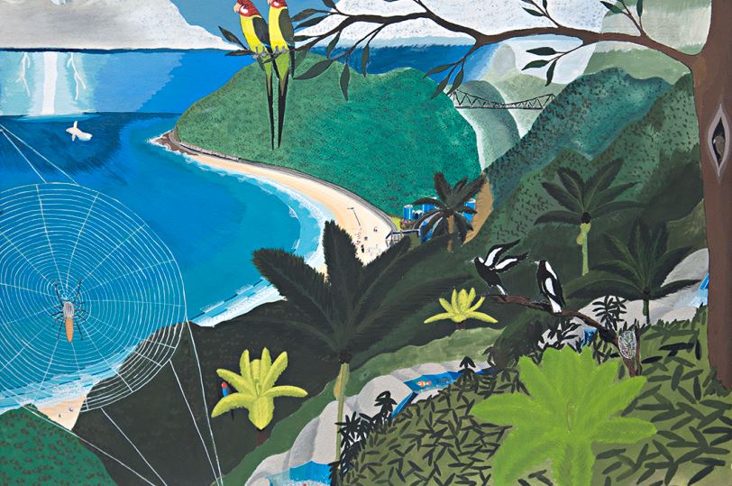 Miles Howard-Wilks, Not titled, 2018, gouache on paper, 38 x 56 cm.