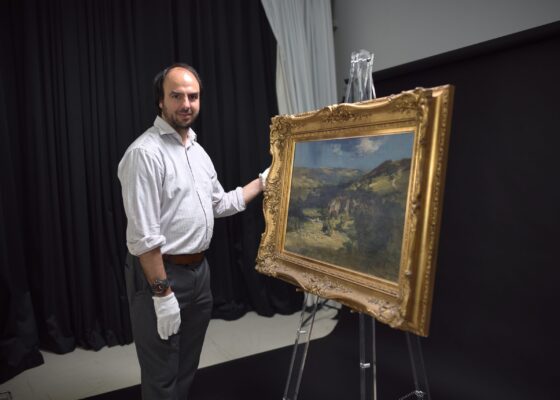 Michael Camakaris during his Internship at Leonard Joel