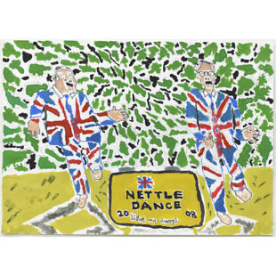 Gilbert and George-Nettle Dance. These fellas trying to break out of the Jungle.