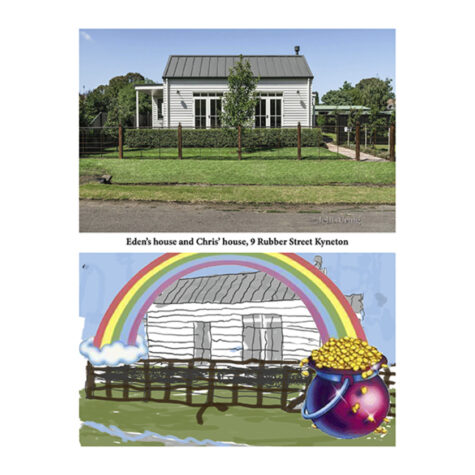Eden’s house and Chris’ house, 9 Rubber Street Kyneton