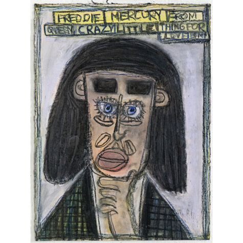 Freddie Mercury from Queen Crazy little thing for love from EMI