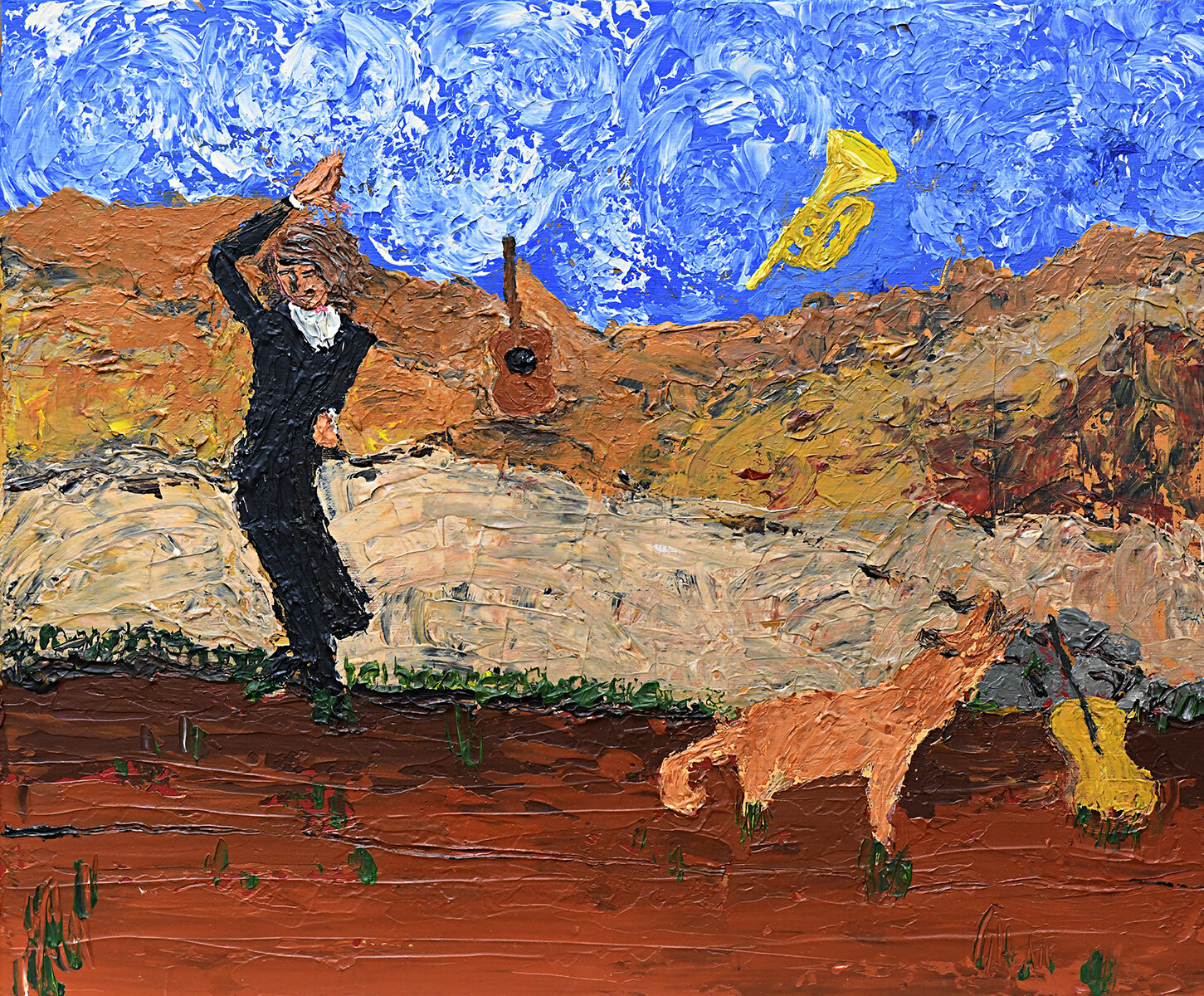 Christian Hansen painting based on his Romani heritage