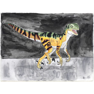 Raptor remade Dinosaurs (Dino crisis fan made drawing)