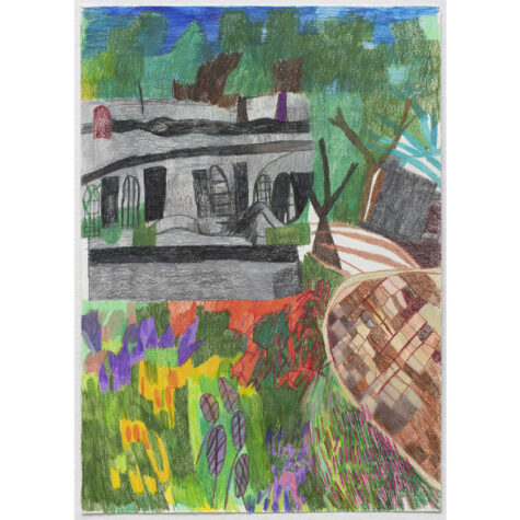 A Nice Grey House with a Nice Colourful Garden