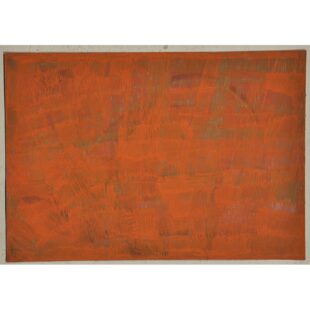 Untitled (blue, orange abstract)