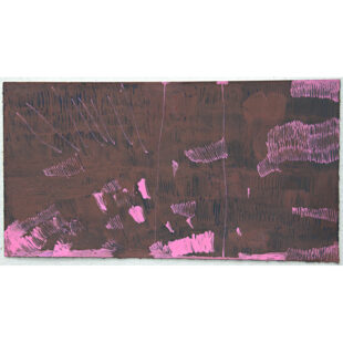 Untitled (brown and pink abstract)